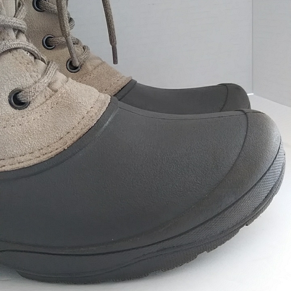 Field & Stream PAC Suede Faux Fur Winter Boots 8 Ivory - Picture 3 of 16